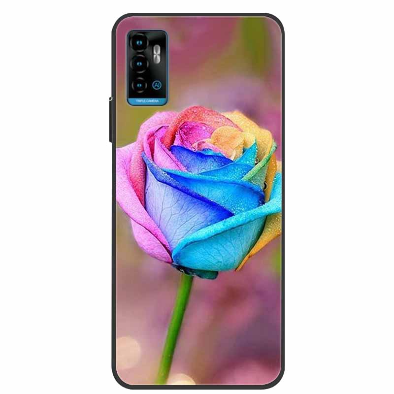 Чехол для ZTE Blade A71 Ударопрочный Мягкий силикон ТПУ Задняя крышка Для ZTE BladeA71 Чехлы для телефона Для ZTE Blade A 71 2021 Милый мультяшный
