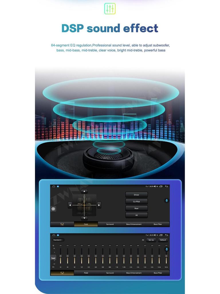 Range Rover Executive Sport 15,5-дюймовая двухэкранная Android-система умной навигации