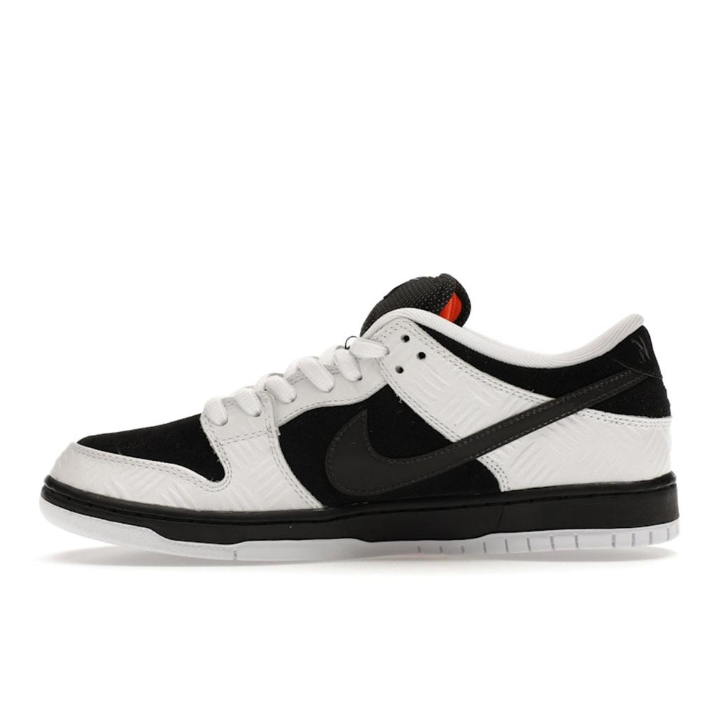 TIGHTBOOTH X Nike Dunk Low SB Unisex Sneakers White Black Safety-Orange FD2629-100