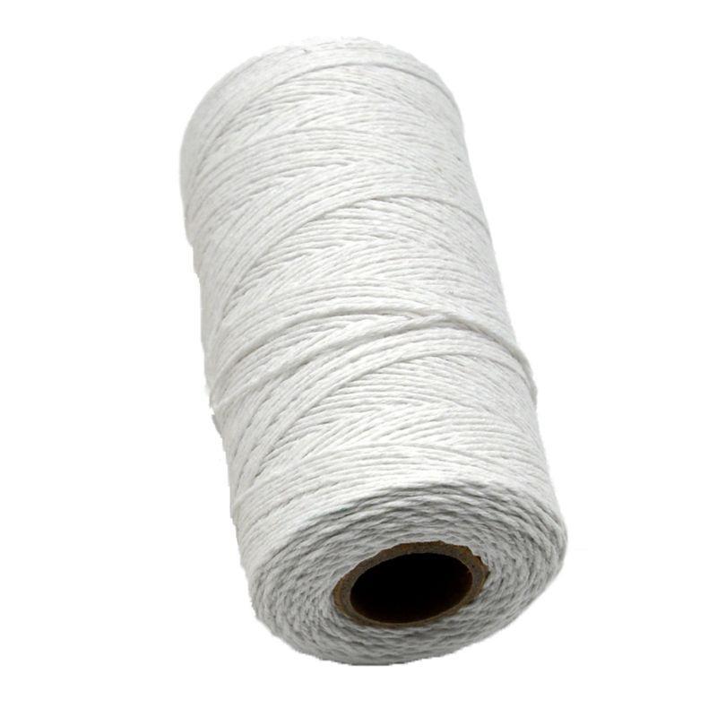 Cotton Wrap Yarn White 1mm Weaving Loom Rug Blankets Rugs Crafts Festival Gift