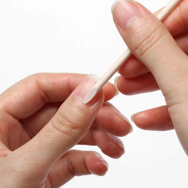 50/100 шт., палочки для ногтей из оранжевого дерева, толкатель для кутикулы, средство для удаления страз, инструменты для маникюра и педикюра