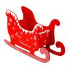 Sleigh Ornament Christmas Decor Adornment Charm Birthday Gift Sled Figurine for Party