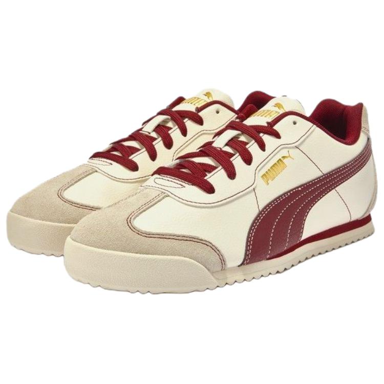 Puma Turino 2 Повседневная обувь унисекс из искусственной кожи, низкая, бежево-красная 408849-01