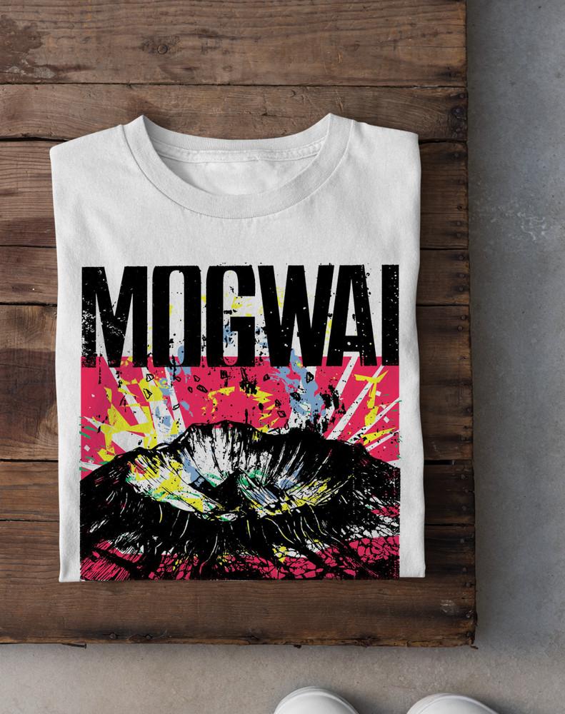 Белая футболка группы Mogwai Хлопок Унисекс S-234XL Для Мужчин Женщин RD179 Унисекс Футболка