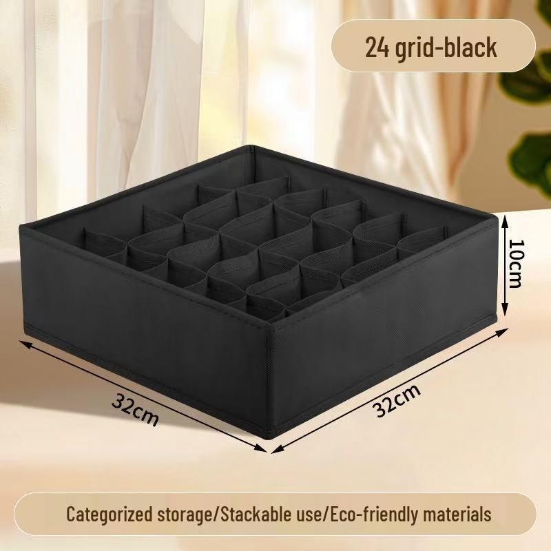 Складной ящик для хранения нижнего белья и носков с разделителями – Органайзер для ящика для бюстгальтеров и трусиков