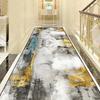 Abstract Long Carpets Modern Household Corridor Carpet Hotel Home Hallway Rug Anti Slip Hall Lobby Aisle Floor Mat Washable