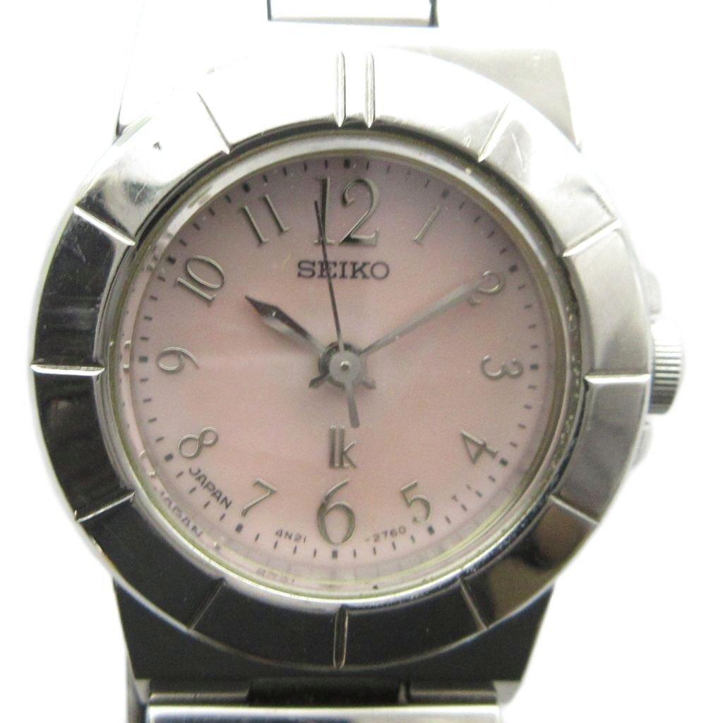 SEIKO lk Lukia Кварцевые часы Серебристый цвет 4N21-1130 GY11/ MQ Женские