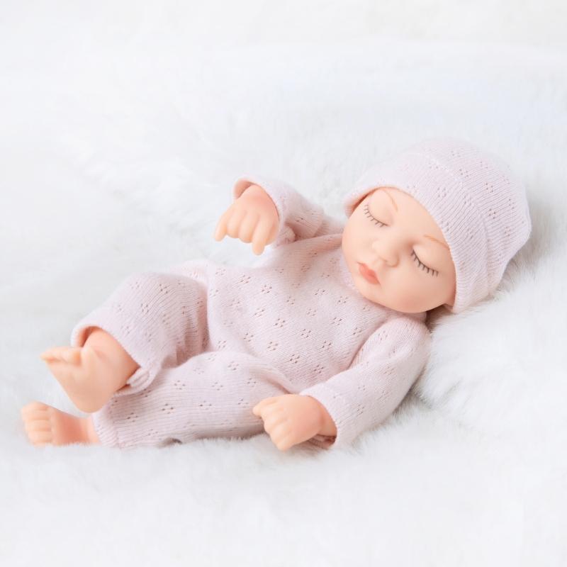 7-дюймовая кукла-младенец Reborns, кукла для ухода, реалистичная, ручной работы, из полнотелого силикона, игрушка Reborns, популярная игра для родителей, подарок