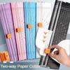 A4/A5 DIY Paper Cutting Guillotine Paper Cutter with Pull-out Ruler for Photo Trimmers Scrapbook Lightweight Cutting Mat Machine