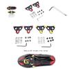 Bicycle Road Cleat Set With Abs Material For Cycling Shoes And Pedal Locking System