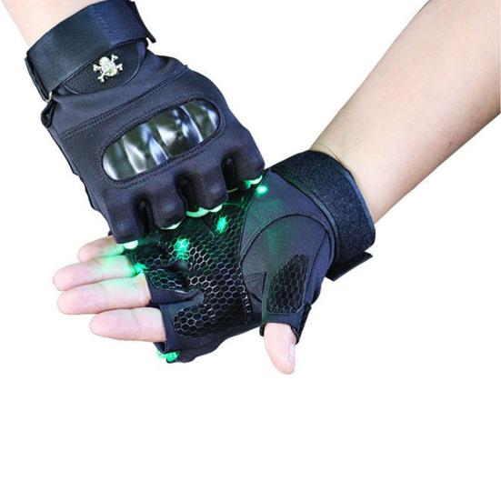 1 пара перчаток со светодиодным фонариком, многоцелевые перчатки для рыбалки, походов, кемпинга, ремонта, работы, без помощи рук, с 8 светодиодами для мужчин, папы, мужа, рождественский подарок