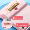 Pink Solar 12-Digit Dual Power Office Calculator for Students