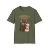 Unisex Softstyle T-Shirt Mens Womens Tees Top Creature Hug Marshmallow Snowman Cute Spooky Holiday