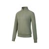 Женская толстовка High Street Solid Color Retro Sports Casual Stand Wool Sleeve Long Sleeve Tight-Hakki-Green SC1240163A-KH28
