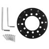Alloy Steering Wheel Adapter Plate Black Replacement Accessories Car Gaming Steering Wheel Adapter
