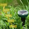 1/2/4Pcs Solar Ultrasonic Mole Repellent Effective Safe To Use Simple Installation Outdoor Mouse Repellent Waterproof Spikes Stakes