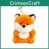 Cute Animal Fox Doll With Polyester Filling For Kids Backpack Accessory