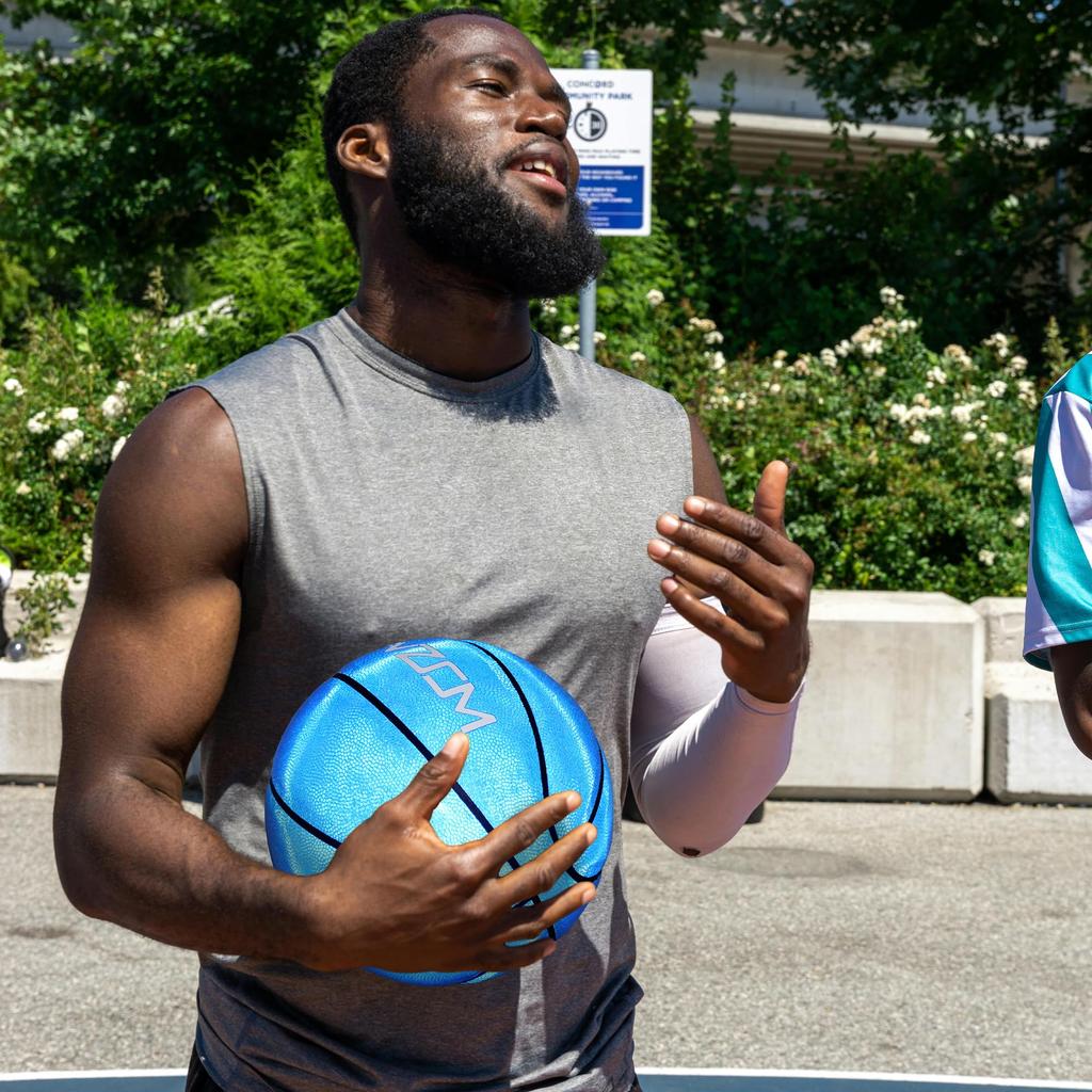 EVZOM Баскетбол Настоящее желе Светоотражающий светящийся Подарок для подростков Старшеклассники Мальчики Прочный ударопрочный ТПУ Светоотражающий светящийся материал Прочный для использования в помещении и на открытом воздухе