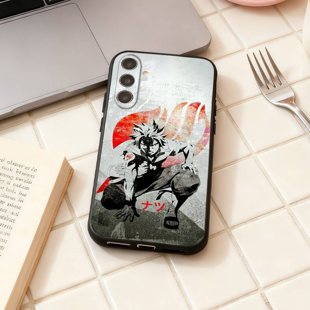 F-Fairy Comics TailS Аниме чехол для телефона Samsung Galaxy A73,A72,A71,A70,A53,A52,A51,Другие Мягкий черный корпус