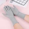 1 пара варежек солнцезащитные перчатки для вождения эластичные женские анти-УФ перчатки средней длины дышащие перчатки для весны и лета тонкие перчатки