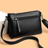 Women's Bag Middle-Aged Mother's Bag Hand-Held Small Bag Ssoft Leather Shoulder Crossbody Bag