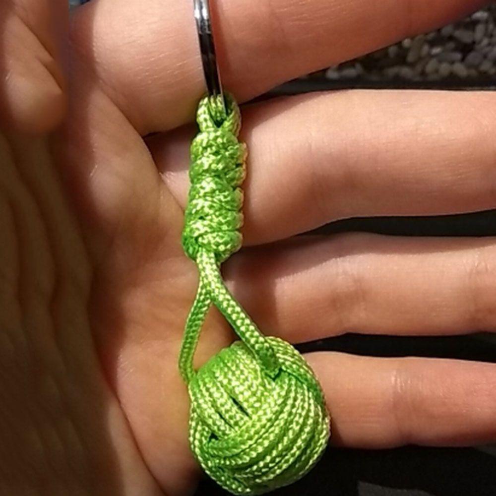 For Women Men Ball Lanyard Parachute Rope Jewelry Keyfob Key Ring Key Chain Fashion Accessories
