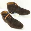 Англия Shipton & Heneage Размер 7.5 26.0 Подошва Dainite Высококачественная замшевая кожа Ботинки чукка Темно-коричневый(ИСПОЛЬЗОВАЛ)