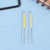10Pcs 3V 30Mm Led Filament Bulb Lamp Parts Ceramic Spot Welding Filament Wire Lamp Led Diode Partial Bulb Chip Parts