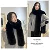 Party Fashion 6 Colors 180cm Fake Fur Long Scarf Fluffy Thicked Neck Warmer Muffler Vintage Luxury Wraps Shawl Party