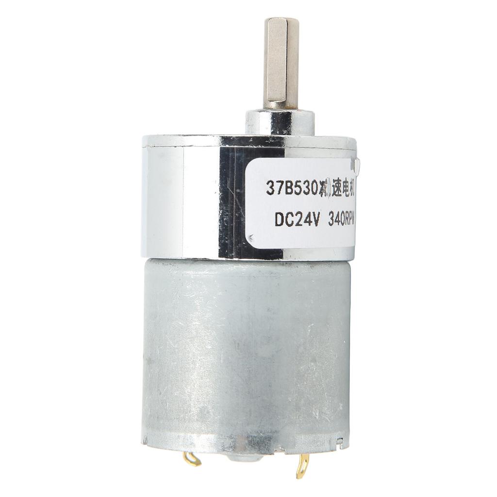 340RPM Worm DC Gear Motor High Torsion Adjustable Speed Brass Coil Micro Speed Reduction Geared