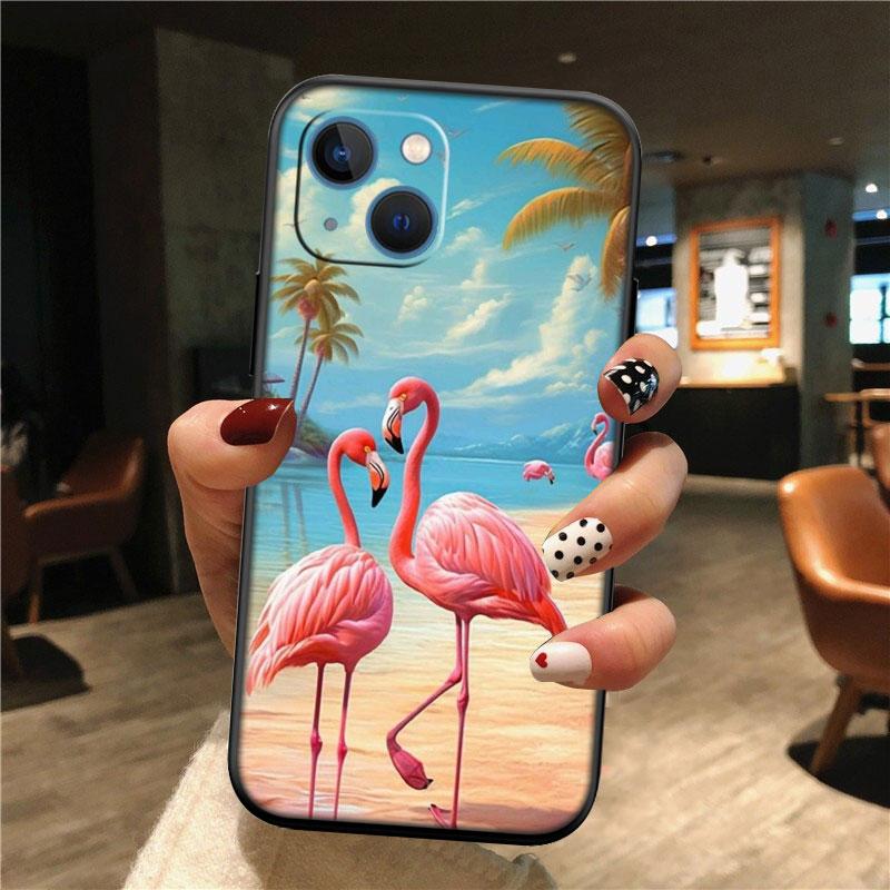 IK28 Flamingos Pink Phone Case for Samsung Galaxy M06 M15 M16 M35 M55 M56 A36 A42 A50 A50S A51 A52 A32 A33 A05 A05S A06 A16 A20
