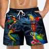 Summer Comfortable 3D Digital Printed Men's Beach Shorts Quick Drying Suitable for Beach Activities