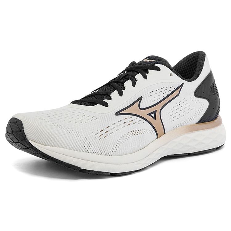 Mizuno RC-03 Шнуровка Ткань Нескользящие Износостойкие Дышащие Низкие Повседневные Кроссовки для Бега Мужские Кроссовки Белый Черный J1CR220052