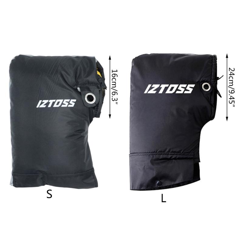 Мотоциклетные перчатки для езды на руле, водонепроницаемые, меховые, зимние, теплые, с накладками на руль