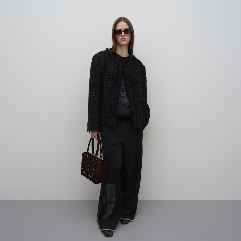 Lcdc™ Suede Stud Tote Bag