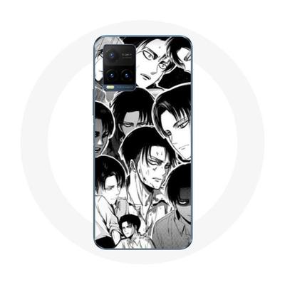 Coque Pour Vivo Y21s 2021 / Y21 2021 Attaque Des Titans Manga Levi Ackerman