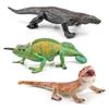Handmad Lizard Action Figures PVC Reptile Amphibious Figurines Children Toys