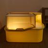 Туалет-коробка для кошек Коридор Песочница Съемный Защита от разбрызгивания Товары для питомцев Кошачий туалет Песочница для маленьких и больших кошек