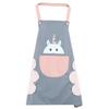 Waterproof Cartoon Apron with Large Pocket - Unisex, Oil & Stain Resistant