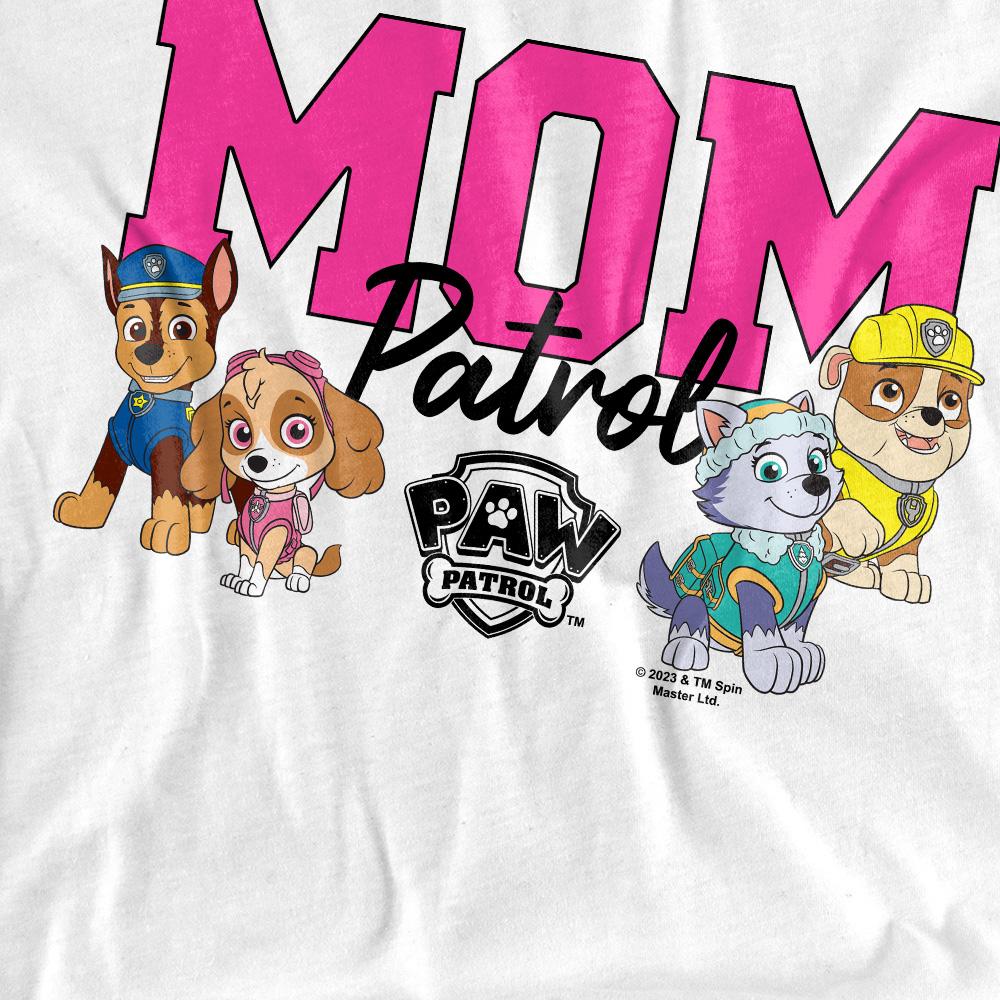 Paw Patrol Unisex Adult Mom Patrol Mothers Day T-Shirt