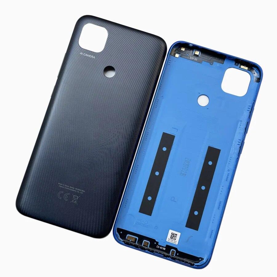 Для Xiaomi Redmi 9C/Redmi 9 Activ Задняя крышка аккумулятора Задняя дверь Корпус Панель Кнопка регулировки громкости Контакты Замена