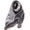 Imitation Cashmere Scarf Sweet Solid Color Fringed Scarf Women's 2025 Winter New Extended Fashion Warm Shawl