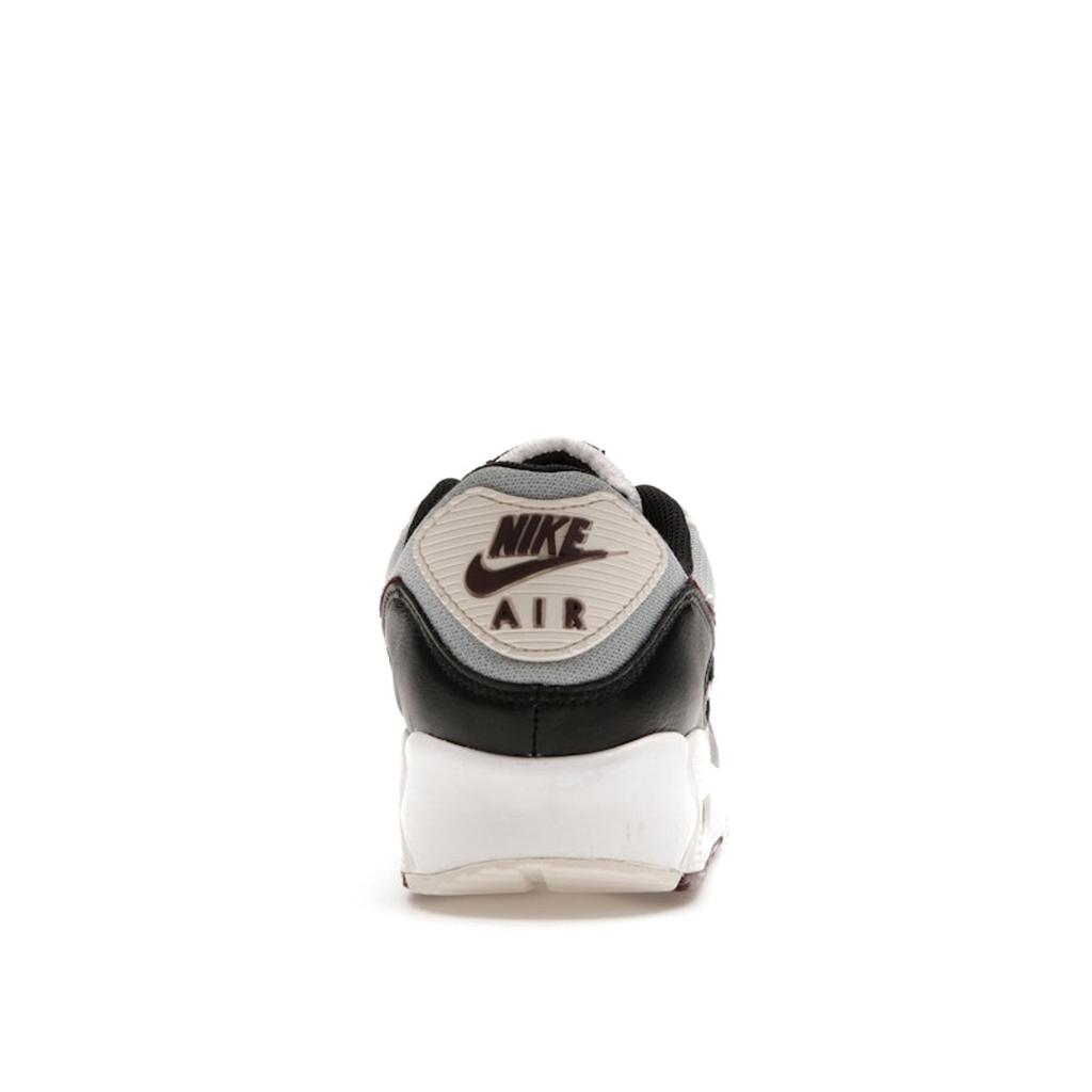 Nike Кроссовки Air Max 90 Burgundy Crush Мужские Серый Волк-Серый Фантом DQ4071-004