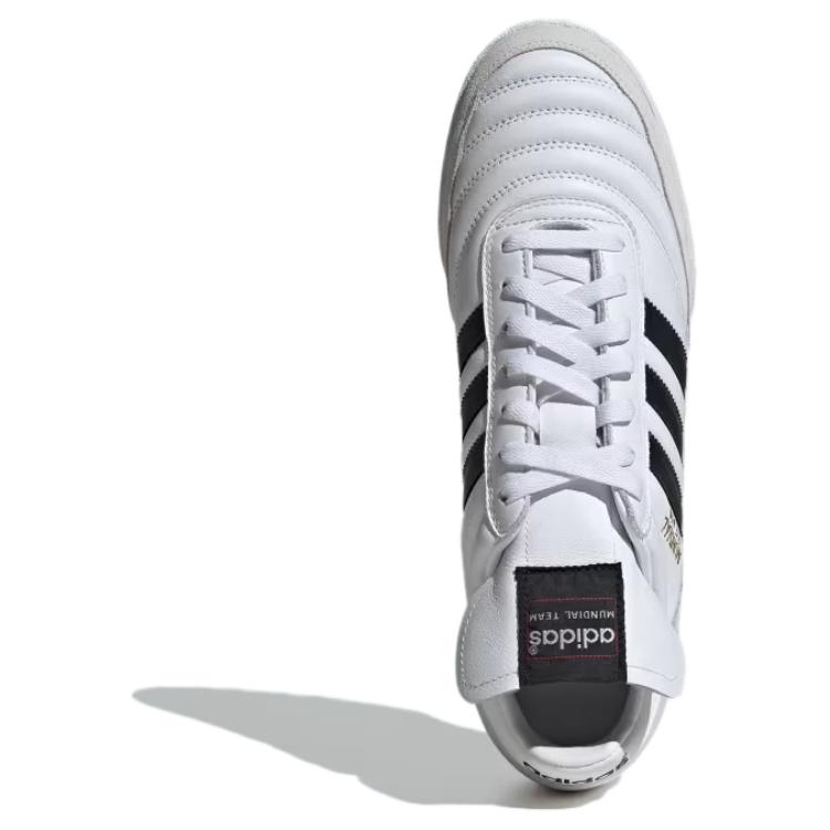 Adidas Mundial Team TF белые черные унисекс кроссовки Cloud-White Core-Black Gold-Metallic ID4053