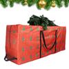 Большая сумка для хранения рождественской елки Прочная водонепроницаемая ткань Оксфорд 210D с 4 ручками Сумки для хранения елки для удобной переноски