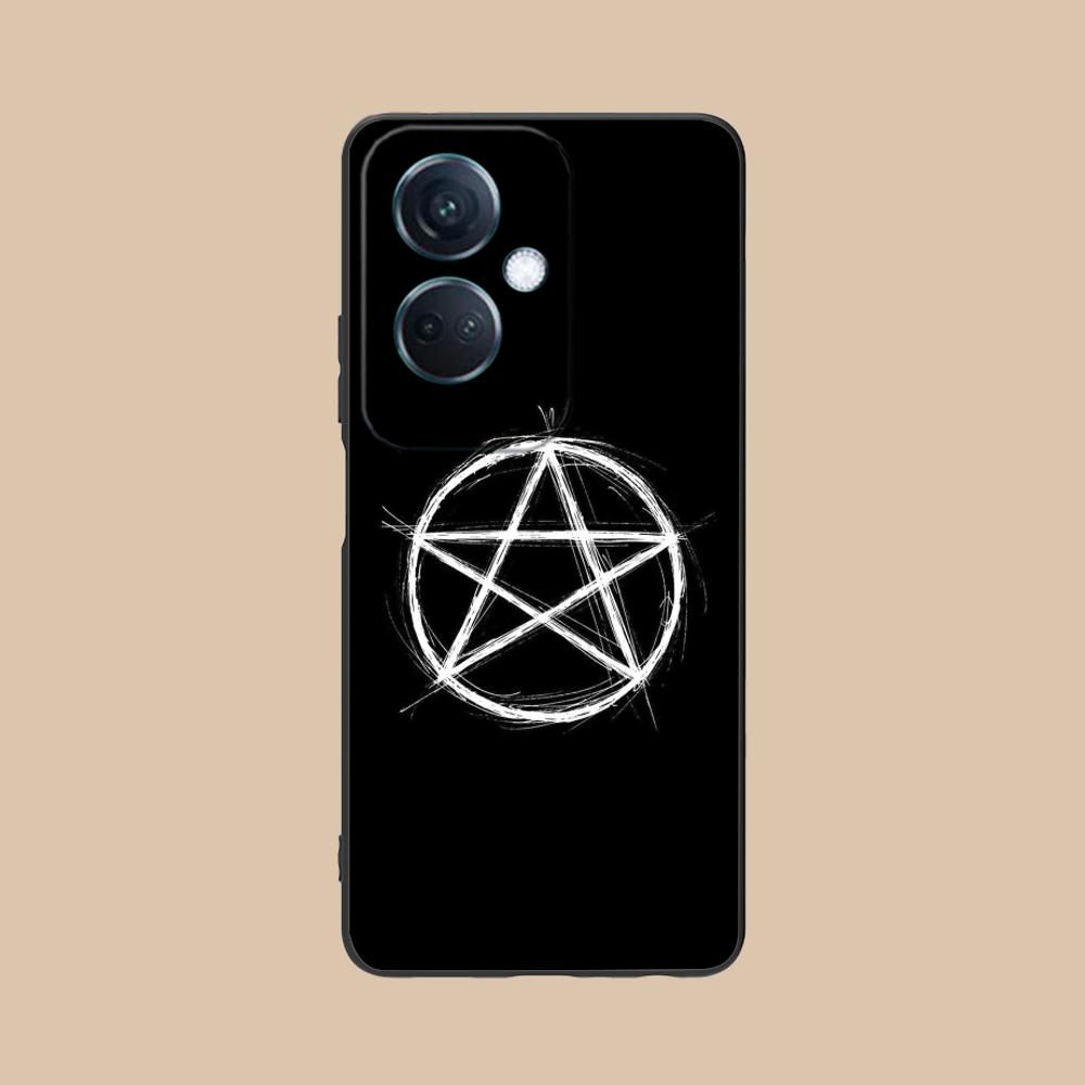 Aesthetic Pentagram Phone Case for OPPO Find X9 X8 X7 X6 X5 X3 X2 Plus s Pro Ultra Lite Soft TPU Shockproof Cover