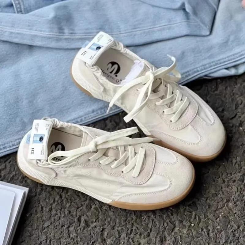 Tide Ballet Series, немецкая тренировочная обувь, летние маленькие белые дышащие туфли с мягкой подошвой на мягкой подошве, женские спортивные туфли для отдыха, холст