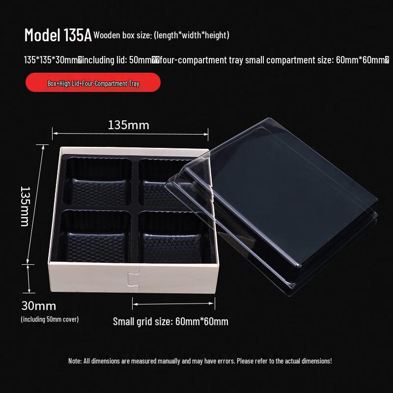 F135-A Disposable Wooden Platter Packaging Box