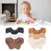 3PCS Baby Bibs Breathable Cotton Bandana Scarf Infants Drooling Bib 6-Layer Burp Cloth for Newborn Boys and Girls