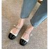 Fashion Casual Woman Shoe Mixed Colors Pearl Decorateion Round Toe Patent Leather Ballet Flats Female Footwear New Retro Beading Dress
